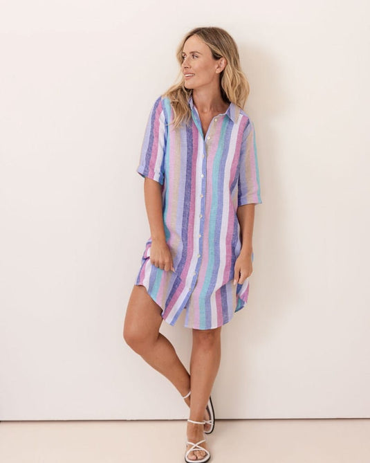 See Saw Womens Linen Shirtmarker