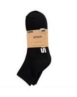 Sfida Womens Quarter Crew Socks - 3 Pair Pack