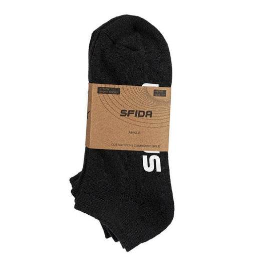 Sfida Mens Sports Ankle Socks - 3 Pair Pack