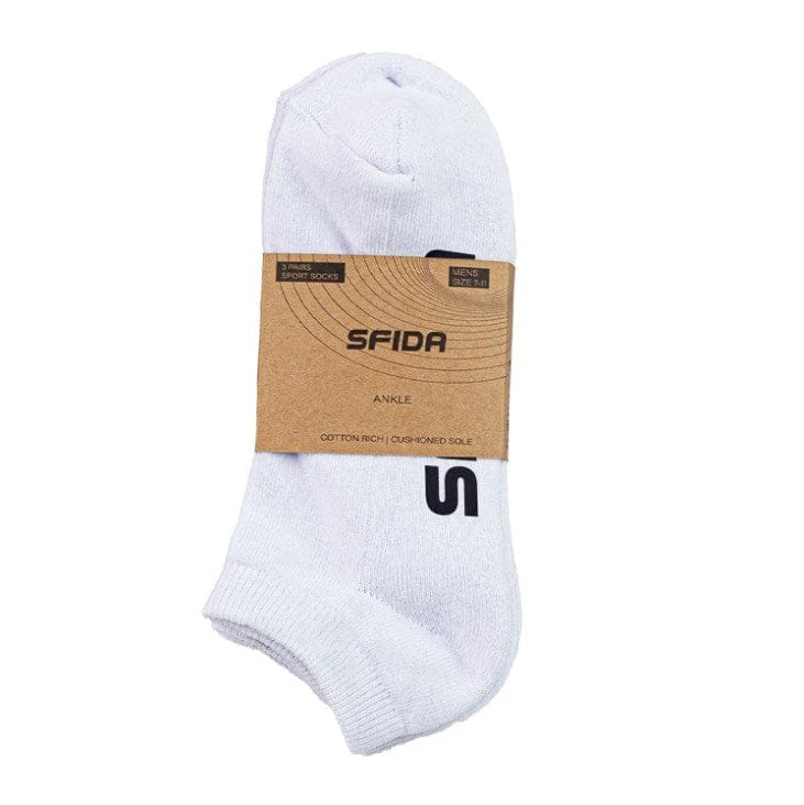 Load image into Gallery viewer, Sfida Mens Sports Ankle Socks - 3 Pair Pack
