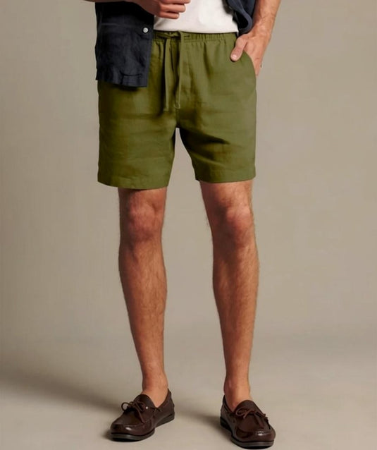 R.M. Williams Rugby Linen Short - Olive
