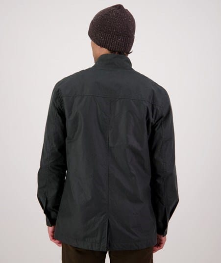 Load image into Gallery viewer, Swanndri Mens Commuter Oilskin Jacket
