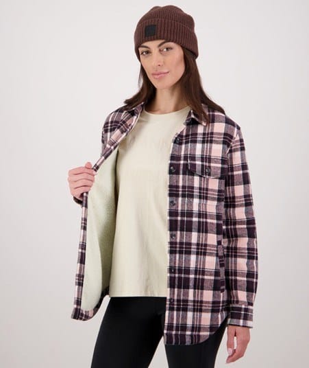 Swanndri Womens Morven Sherpa Long Sleeve Shirt