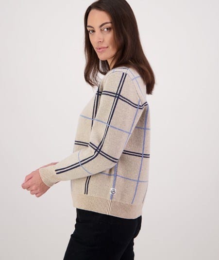 Swanndri Womens Yasmin Check Knit
