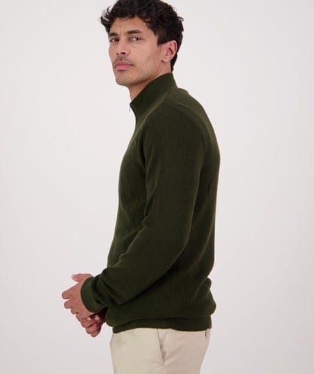 Load image into Gallery viewer, Swanndri Mens Otahu River V2 Quarter Zip - Olive

