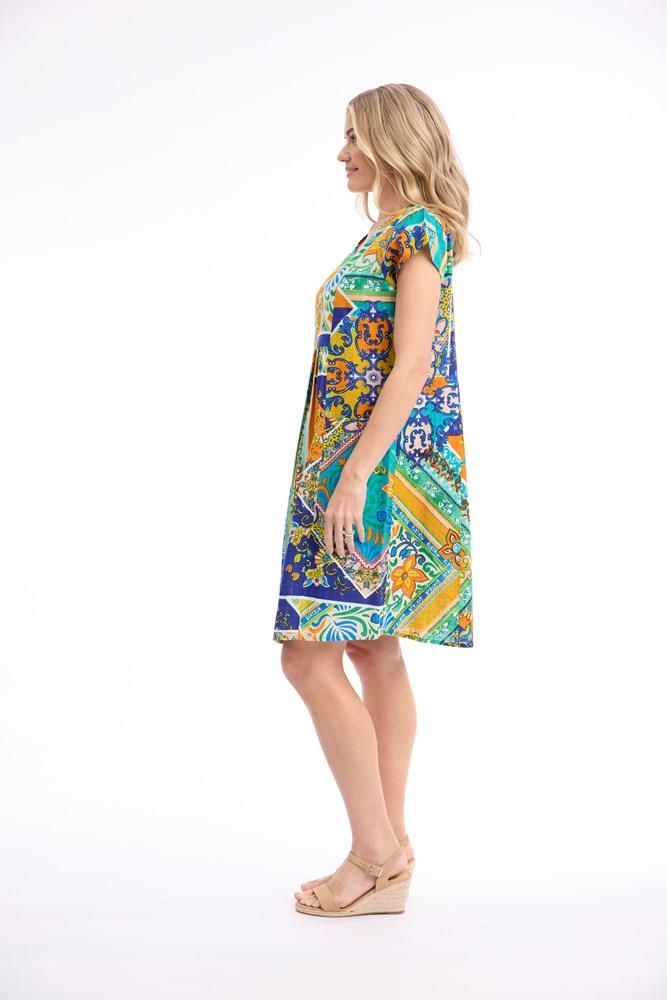 Load image into Gallery viewer, Orientique Womens Saint Roch Dress Bib Pockets
