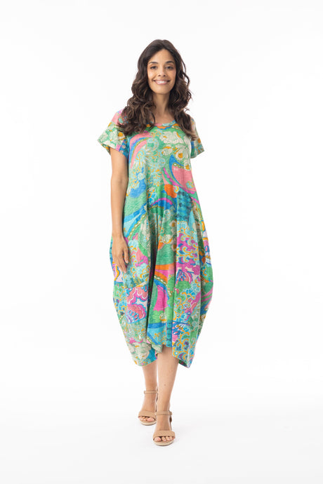 Orientique Womens Santa Cruz Dress bubble