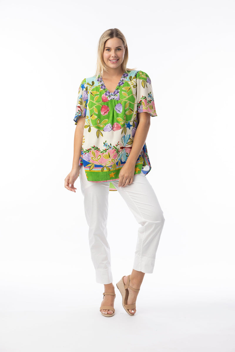 Load image into Gallery viewer, Orientique Womens Sante Fe Top V
