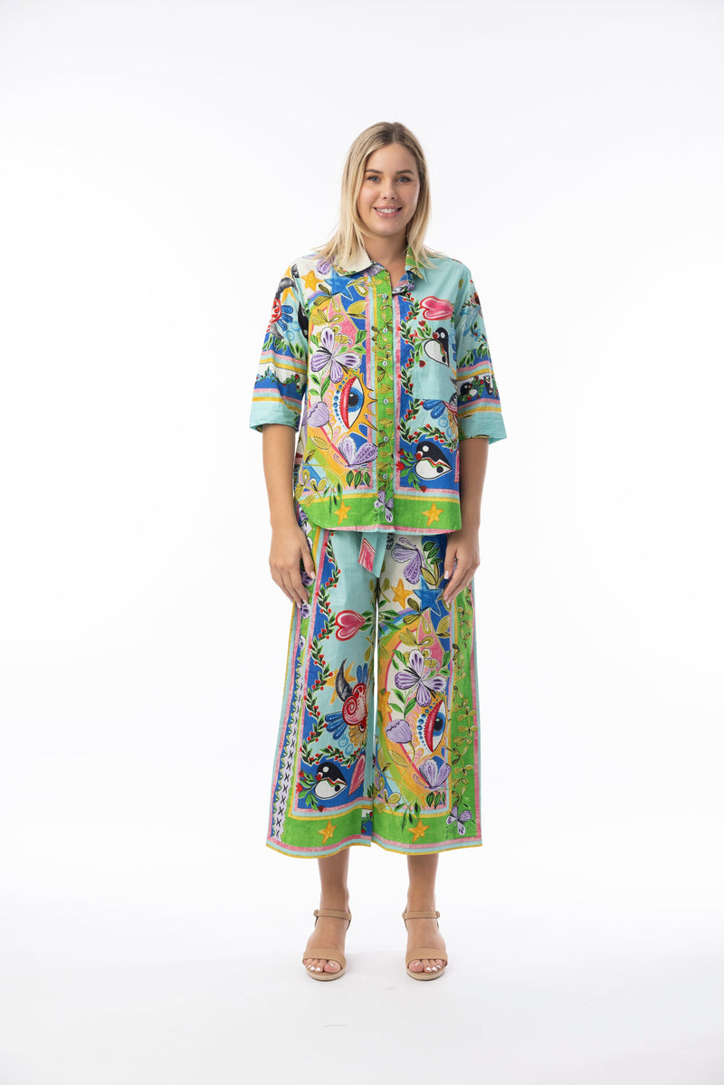 Load image into Gallery viewer, Orientique Womens Sante Fe Pant Tie Waist
