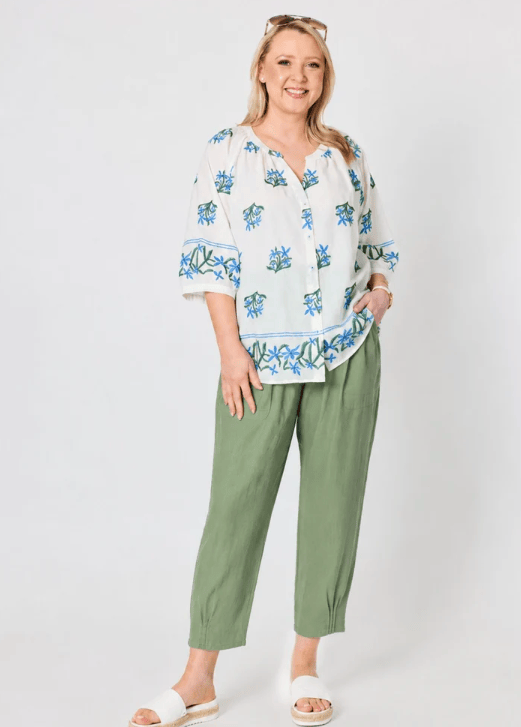 Load image into Gallery viewer, Gordon Smiths Womens Sarah Linen Pant
