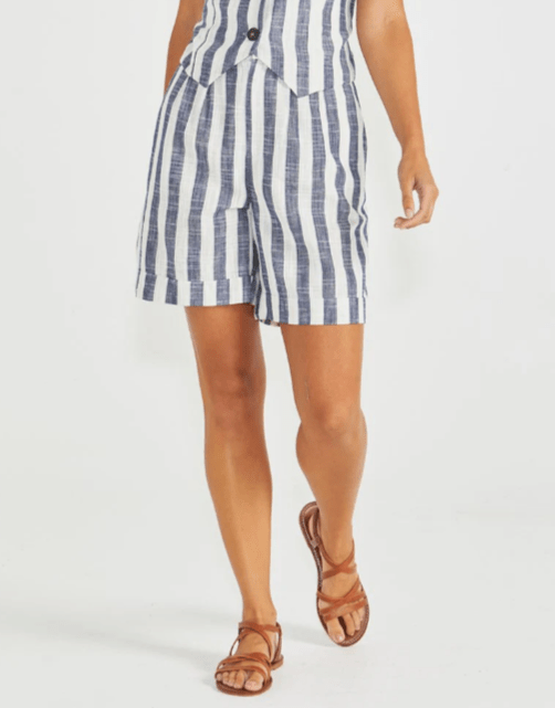 Load image into Gallery viewer, Sass Womens Harley Short Stripe
