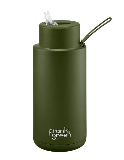 Frank Green 34oz Ceramic Reusable Bottle - Khaki