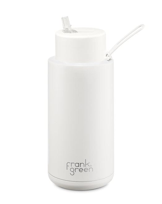 Frank Green 34oz Ceramic Reusable Bottle with Straw Lid  - Cloud