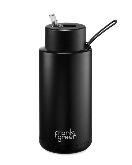 Frank Green 68oz Ceramic Reusable Bottle with Straw Lid - Midnight