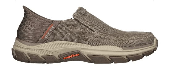 Load image into Gallery viewer, Skechers Mens Respected Holmgren Wide - Taupe

