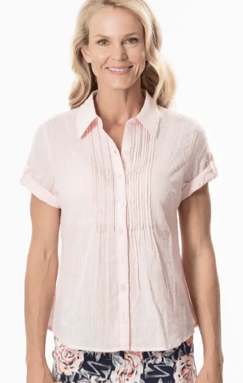 Load image into Gallery viewer, Corfu Womens Cotton Print Shirt
