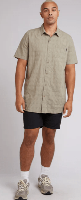 St Goliath Mens Diamond Short Sleeve Shirt