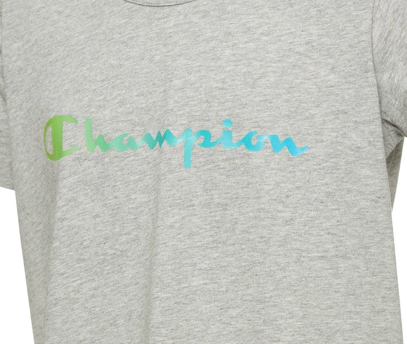Load image into Gallery viewer, Champion Girls Ombre Script Boxy Tee
