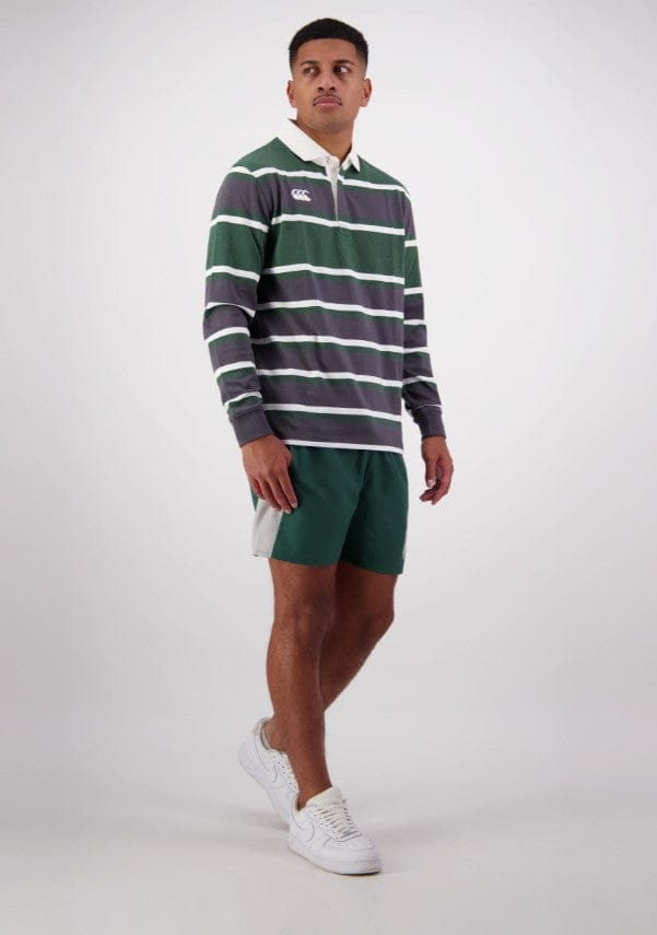 Load image into Gallery viewer, Canterbury Mens Yarn Dye Stripe Long Sleeve Rugby
