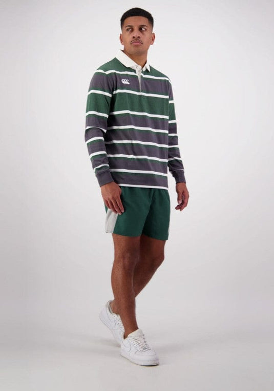 Canterbury Mens Yarn Dye Stripe Long Sleeve Rugby