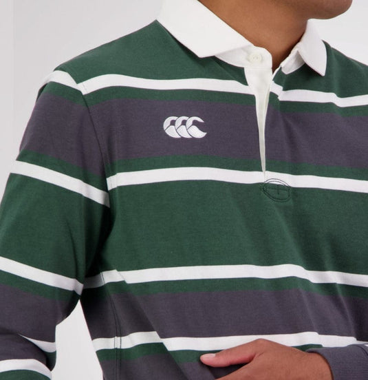 Canterbury Mens Yarn Dye Stripe Long Sleeve Rugby