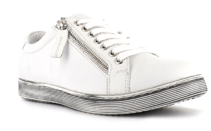 Load image into Gallery viewer, Rilassare Womens Token Metal Shoes - White Silver
