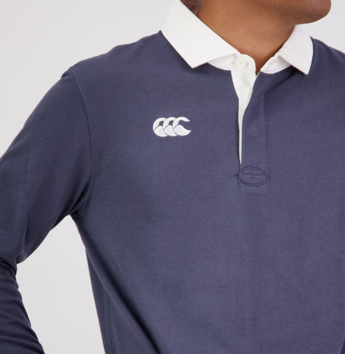 Canterbury Mens Solid Dye Long Sleeve Rugby