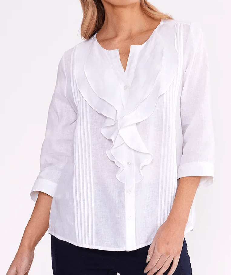 Load image into Gallery viewer, Yarra Trail Ruffle Shirt
