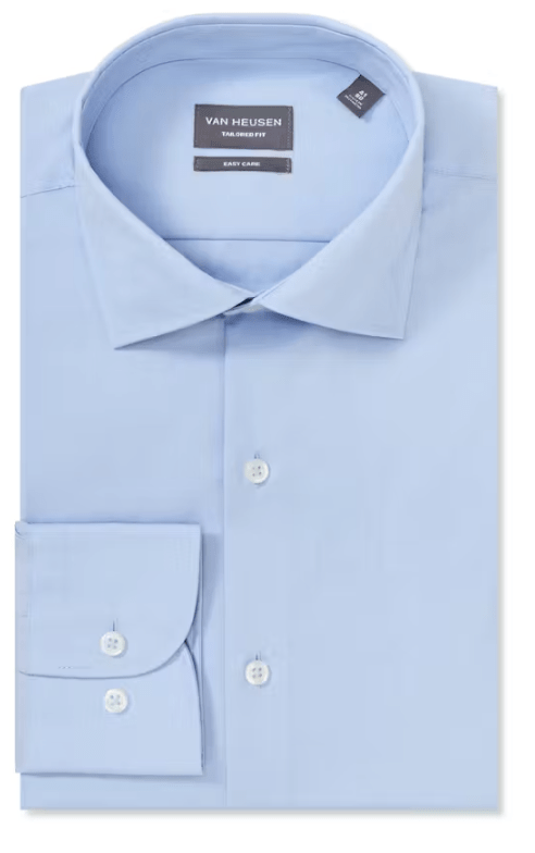 Load image into Gallery viewer, Van Heusen Mens Cotton/Polyster Solid Dyed Poplin
