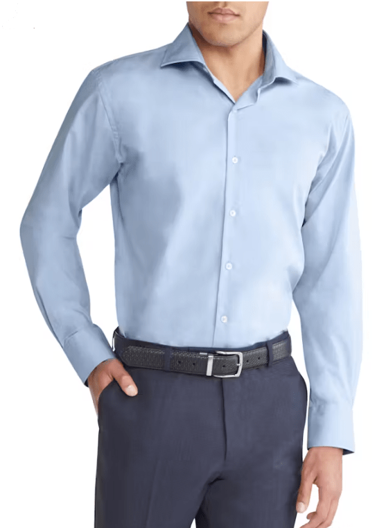 Load image into Gallery viewer, Van Heusen Mens Cotton/Polyster Solid Dyed Poplin
