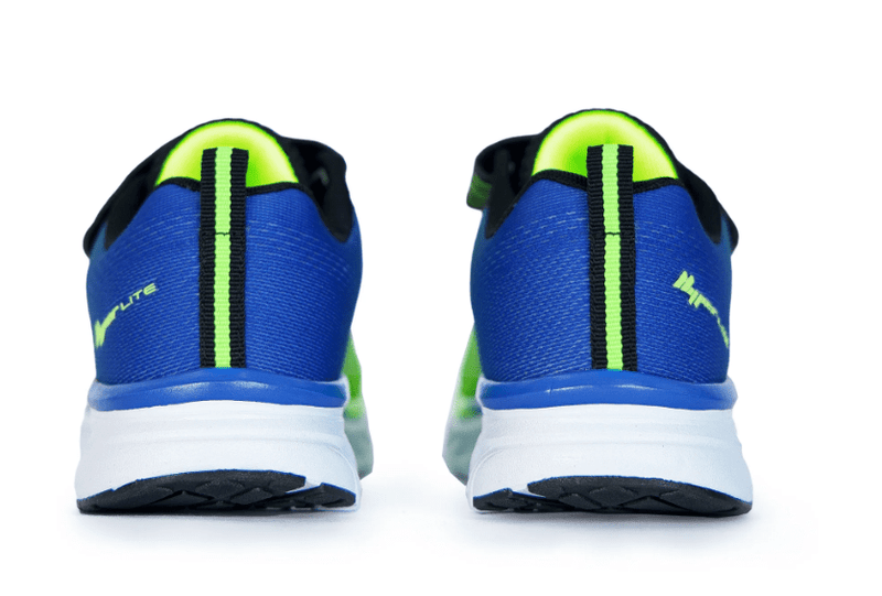 Load image into Gallery viewer, Sfida Kai Boys Runners V Strap - Lime/Royal Shoes
