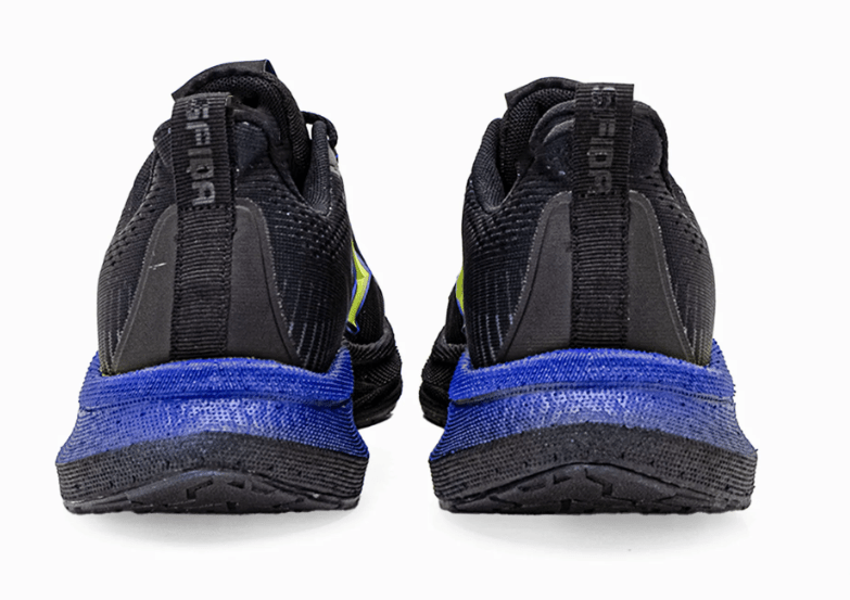 Load image into Gallery viewer, Sfida Zephyr Boys Performance Runner Lace Up - Black/Royal/Lime Shoes
