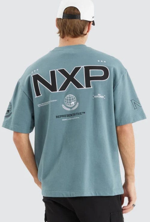 Load image into Gallery viewer, NXP Mens Fender Loop Back Street Tee
