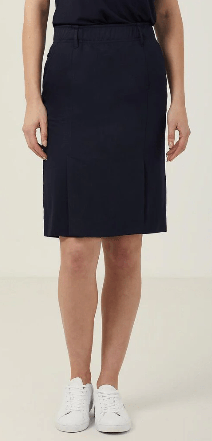 Load image into Gallery viewer, NNT P/V Gaberdine Flex Waist Bos Pleat Skirt
