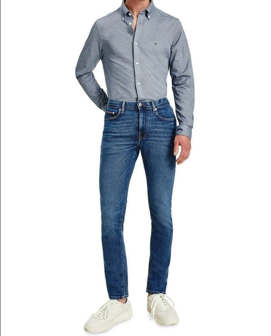 Tommy Hilfiger Mens Slim 1985 Solid Shirt