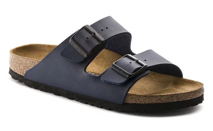 Load image into Gallery viewer, Birkenstock Arizona Small Kids Navy BirkiBuc
