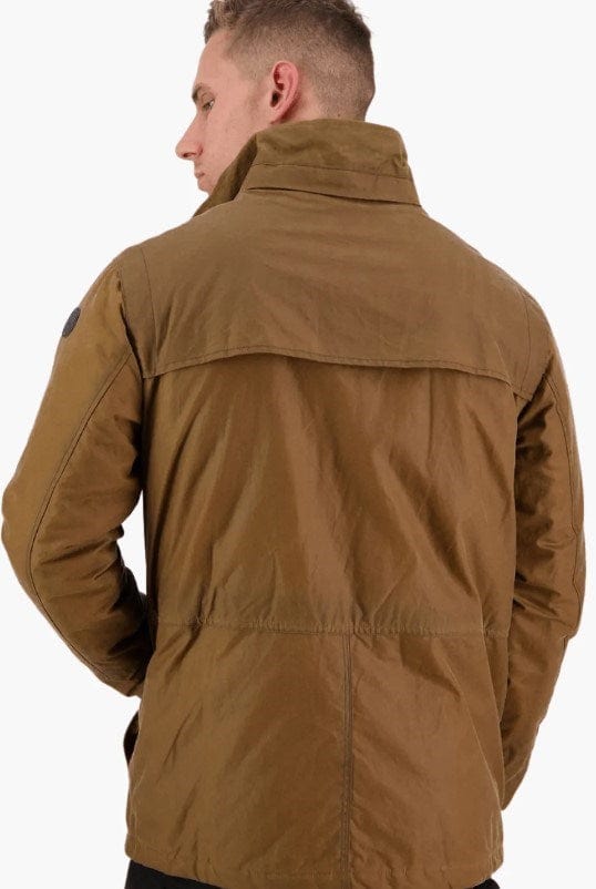 Load image into Gallery viewer, Swanndri Mens Evans Flat Oilskin Jacket
