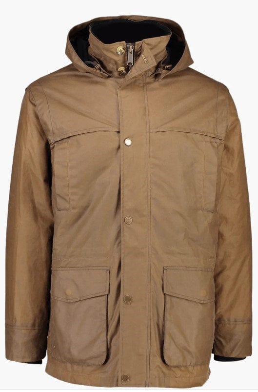 Load image into Gallery viewer, Swanndri Mens Evans Flat Oilskin Jacket
