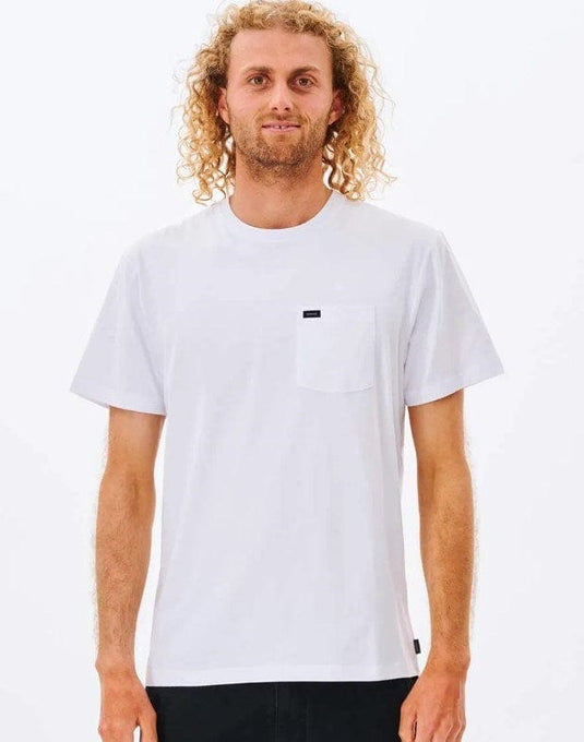 Rip Curl Mens Plain Pocket Tee