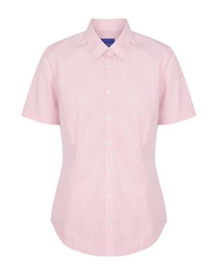 Gloweave Womens Westgarth Gingham Short Sleeve Shirt - Pink