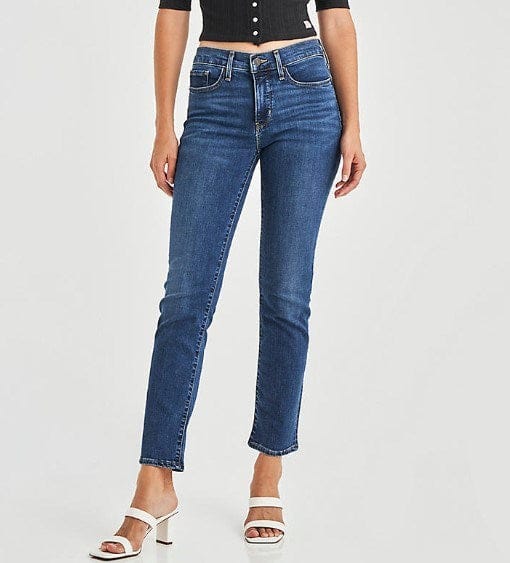 Load image into Gallery viewer, Levis Womens 314 Shaping Straight Jeans - Blue Wave Dark
