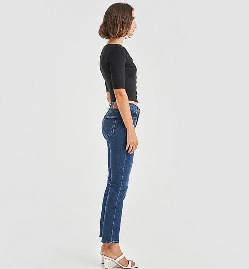 Levis Womens 314 Shaping Straight Jeans - Blue Wave Dark