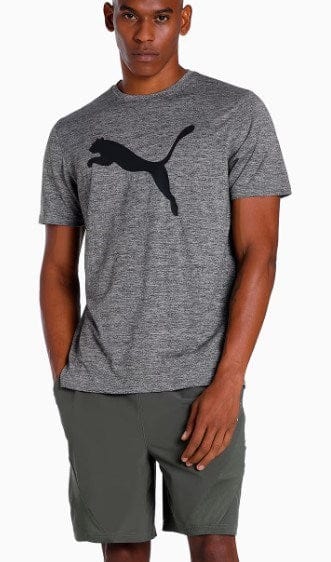 Puma Mens Favourite Heather Cat Train Tee