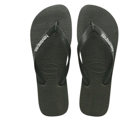 Havaianas Mens Rubber Logo Thongs
