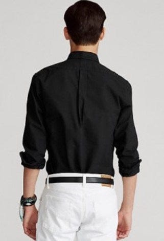 Ralph Lauren Mens Custom Fit Stretch Poplin Shirt