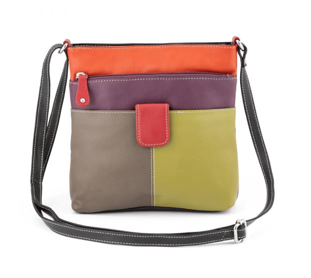 Load image into Gallery viewer, Franco Bonini Womens Small Front Tab Shoulder Crossbody Bag
