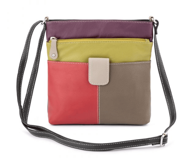 Load image into Gallery viewer, Franco Bonini Womens Small Front Tab Shoulder Crossbody Bag
