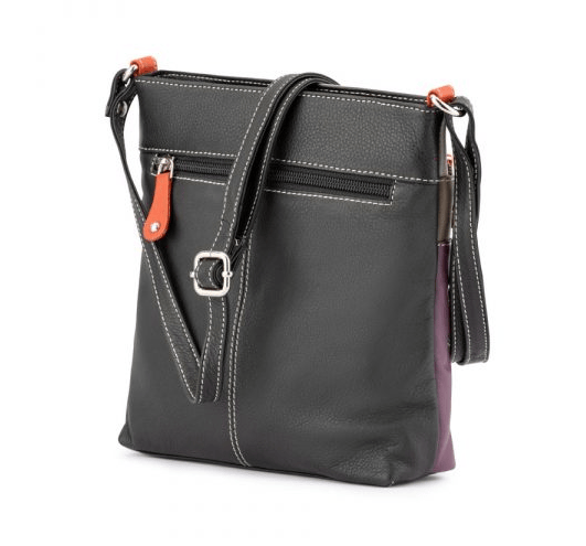 Load image into Gallery viewer, Franco Bonini Womens Small Front Tab Shoulder Crossbody Bag
