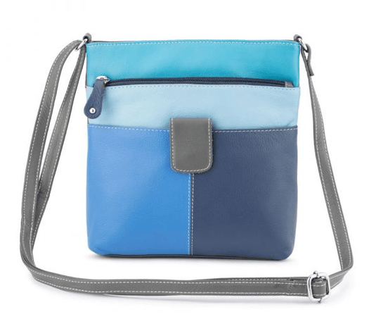 Franco Bonini Womens Small Front Tab Shoulder Crossbody Bag