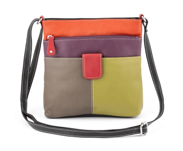 Load image into Gallery viewer, Franco Bonini Womens Small Front Tab Shoulder Crossbody Bag
